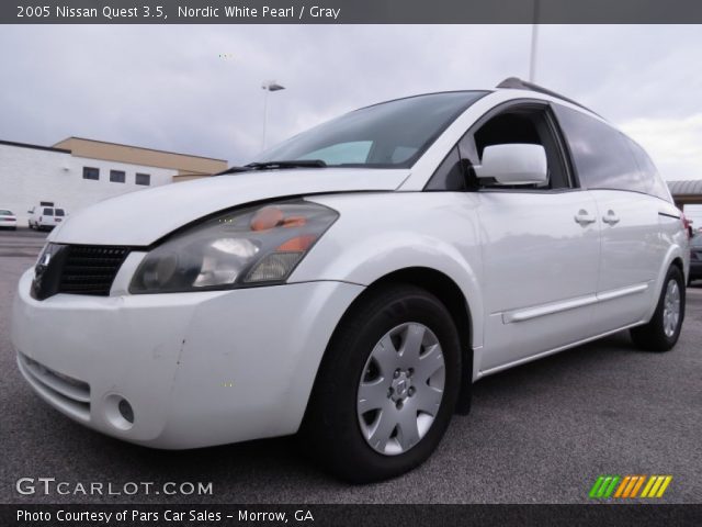 2005 Nissan Quest 3.5 in Nordic White Pearl