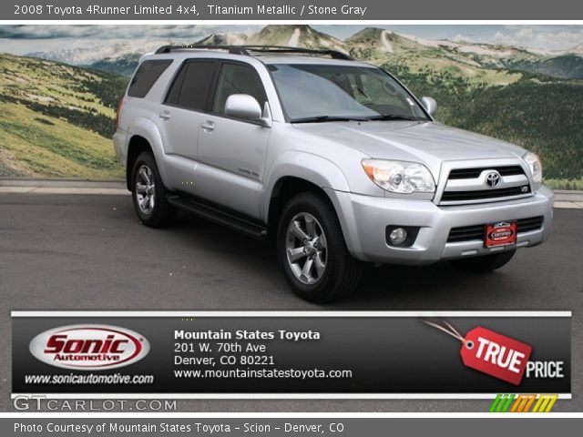 2008 Toyota 4Runner Limited 4x4 in Titanium Metallic