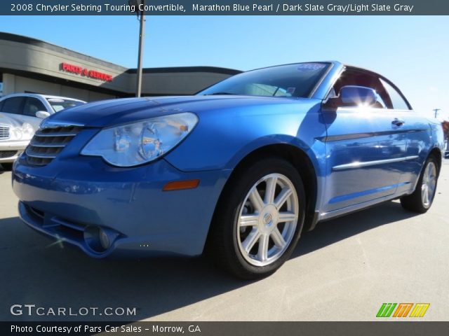 2008 Chrysler Sebring Touring Convertible in Marathon Blue Pearl