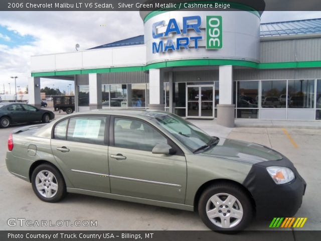2006 Chevrolet Malibu LT V6 Sedan in Silver Green Metallic
