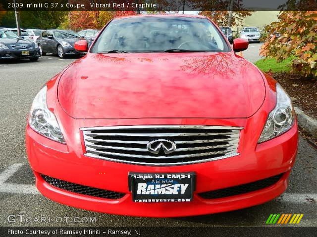 2009 Infiniti G 37 x Coupe in Vibrant Red