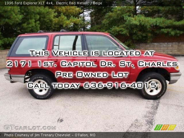 1996 Ford Explorer XLT 4x4 in Electric Red Metallic