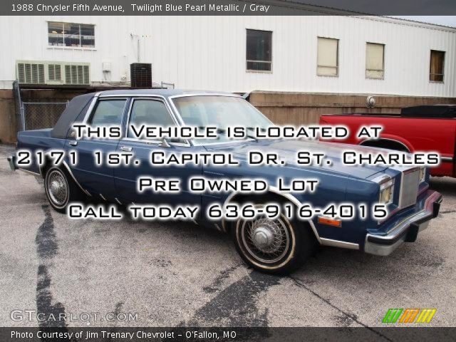 1988 Chrysler Fifth Avenue  in Twilight Blue Pearl Metallic
