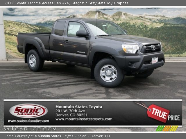 2013 Toyota Tacoma Access Cab 4x4 in Magnetic Gray Metallic