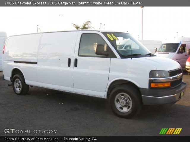 2006 Chevrolet Express 3500 Cargo Van in Summit White