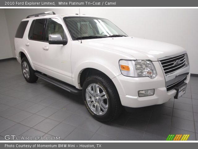 2010 Ford Explorer Limited in White Platinum Tri-Coat