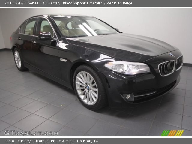 2011 BMW 5 Series 535i Sedan in Black Sapphire Metallic