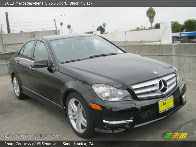 2013 Mercedes-Benz C 250 Sport in Black