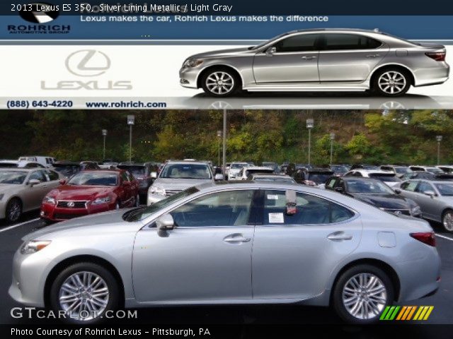 2013 Lexus ES 350 in Silver Lining Metallic