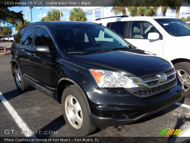 2010 Honda CR-V LX in Crystal Black Pearl