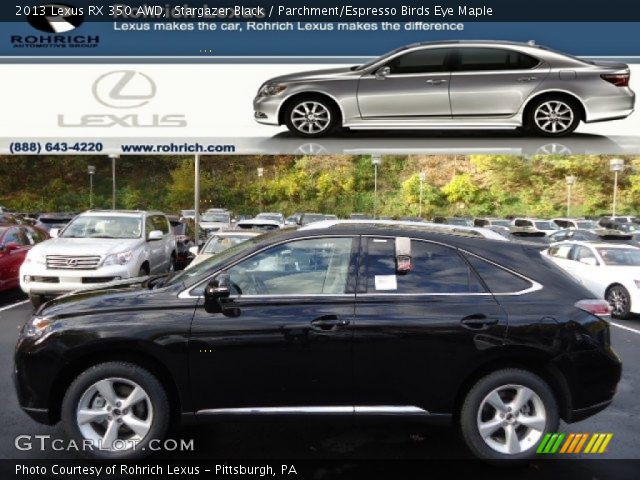 2013 Lexus RX 350 AWD in Stargazer Black