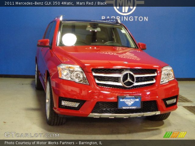 2011 Mercedes-Benz GLK 350 4Matic in Mars Red