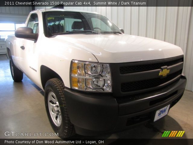 2011 Chevrolet Silverado 1500 Regular Cab 4x4 in Summit White