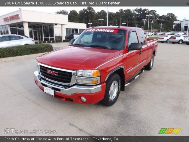 2004 GMC Sierra 1500 SLE Extended Cab in Fire Red