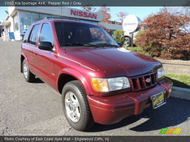 2002 Kia Sportage 4x4 in Pepper Red