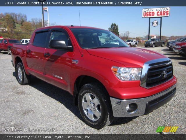 2011 Toyota Tundra TRD CrewMax 4x4 in Barcelona Red Metallic