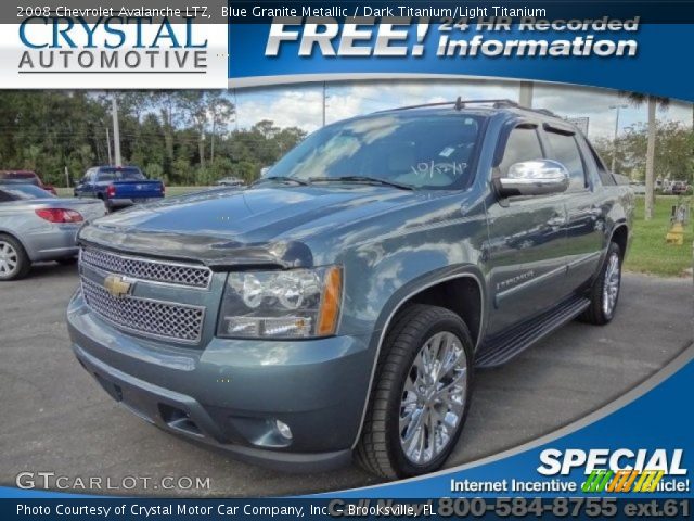 2008 Chevrolet Avalanche LTZ in Blue Granite Metallic
