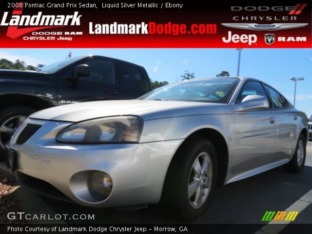 2008 Pontiac Grand Prix Sedan in Liquid Silver Metallic