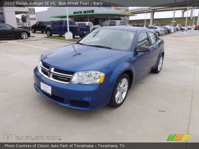 2013 Dodge Avenger SE V6 in Blue Streak Pearl