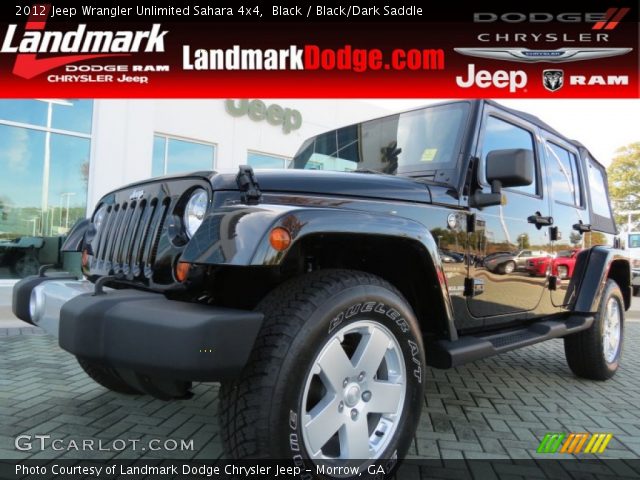 2012 Jeep Wrangler Unlimited Sahara 4x4 in Black