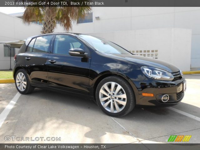 2013 Volkswagen Golf 4 Door TDI in Black