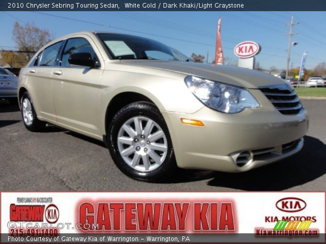 2010 Chrysler Sebring Touring Sedan in White Gold
