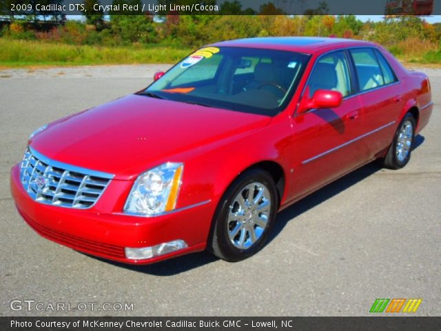 2009 Cadillac DTS  in Crystal Red