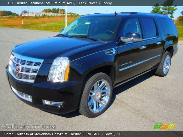 2013 Cadillac Escalade ESV Platinum AWD in Black Raven