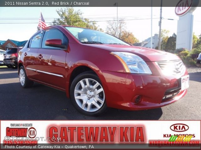 2011 Nissan Sentra 2.0 in Red Brick