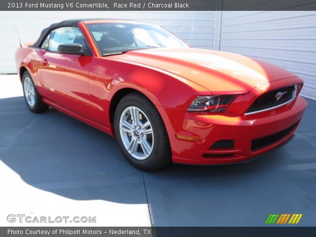 2013 Ford Mustang V6 Convertible in Race Red