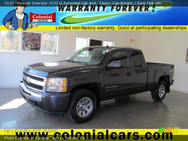2010 Chevrolet Silverado 1500 LS Extended Cab 4x4 in Taupe Gray Metallic