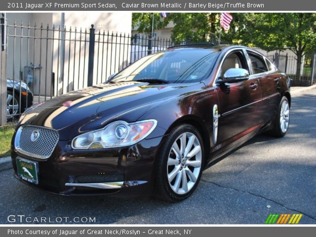 2011 Jaguar XF Premium Sport Sedan in Caviar Brown Metallic