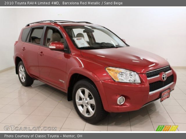 2010 Toyota RAV4 Limited 4WD in Barcelona Red Metallic