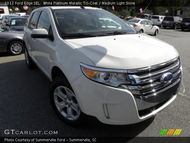 2012 Ford Edge SEL in White Platinum Metallic Tri-Coat