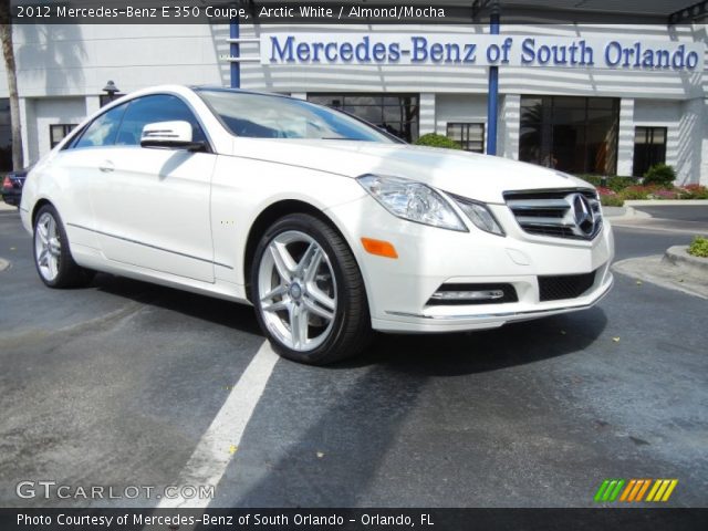 2012 Mercedes-Benz E 350 Coupe in Arctic White