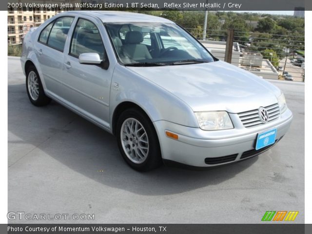 2003 Volkswagen Jetta Wolfsburg Edition 1.8T Sedan in Reflex Silver Metallic
