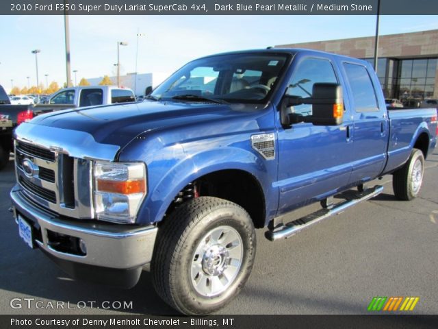2010 Ford F350 Super Duty Lariat SuperCab 4x4 in Dark Blue Pearl Metallic