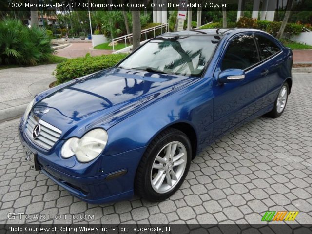 2002 Mercedes-Benz C 230 Kompressor Coupe in Orion Blue Metallic