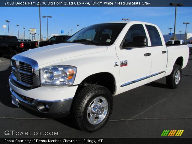 2008 Dodge Ram 2500 Big Horn Quad Cab 4x4 in Bright White