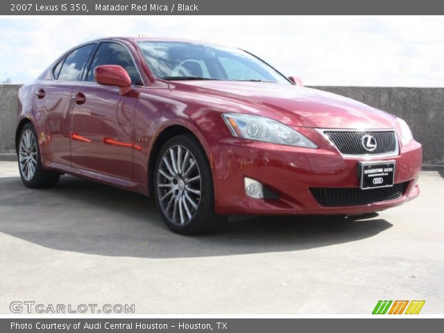 2007 Lexus IS 350 in Matador Red Mica