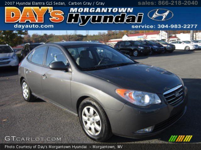 2007 Hyundai Elantra GLS Sedan in Carbon Gray