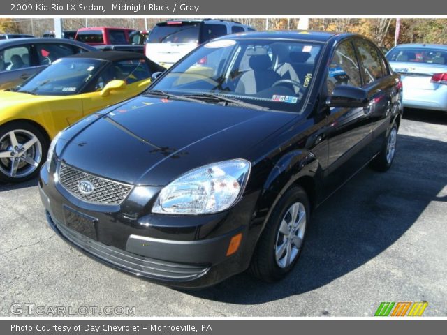 2009 Kia Rio LX Sedan in Midnight Black