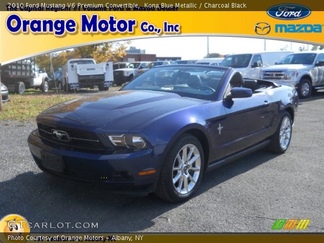 2010 Ford Mustang V6 Premium Convertible in Kona Blue Metallic