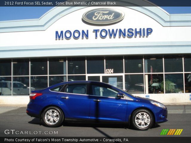 2012 Ford Focus SEL Sedan in Sonic Blue Metallic