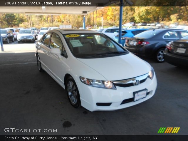 2009 Honda Civic EX Sedan in Taffeta White