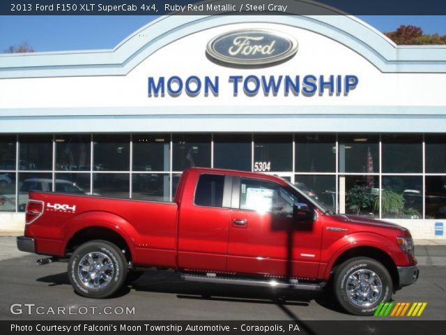 2013 Ford F150 XLT SuperCab 4x4 in Ruby Red Metallic