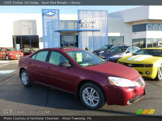 2005 Pontiac G6 Sedan in Sport Red Metallic