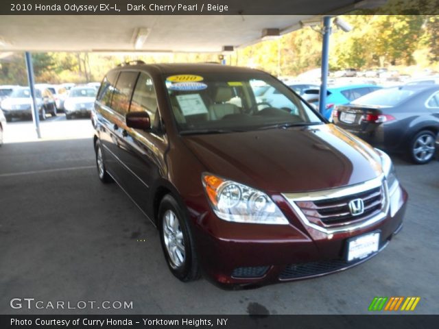 2010 Honda Odyssey EX-L in Dark Cherry Pearl