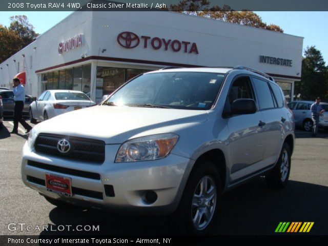 2008 Toyota RAV4 4WD in Classic Silver Metallic