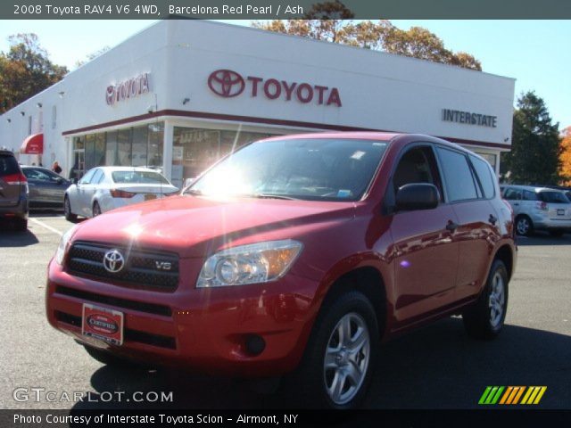 2008 Toyota RAV4 V6 4WD in Barcelona Red Pearl